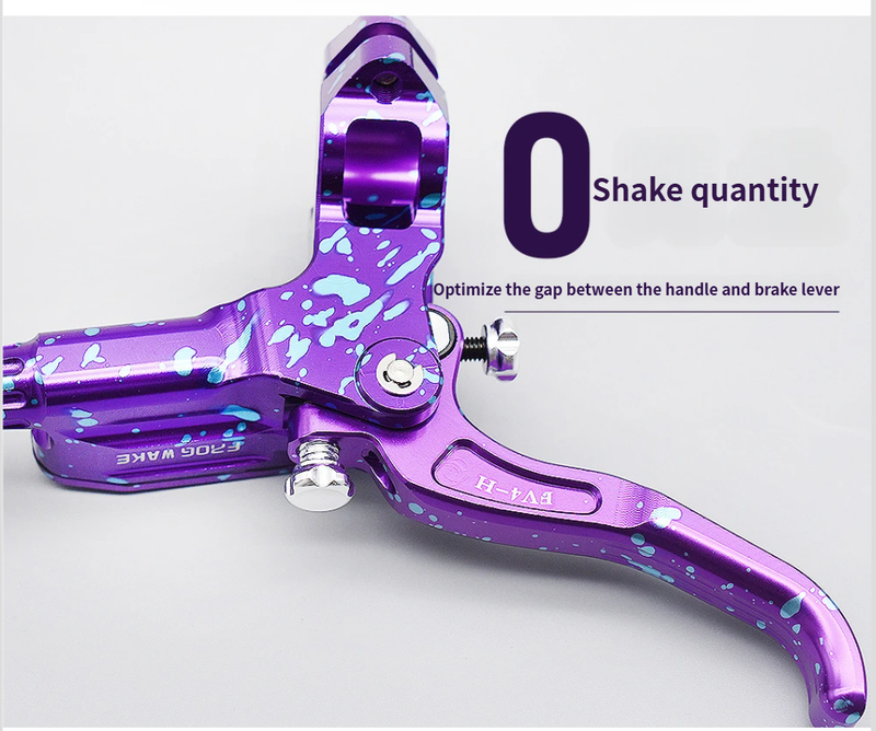 25 Frog Vertical Cylinder FV4 Upgraded Stroke Adjustment Four-Piston Hydraulic Disc Mountain Bike Speed Drop Light Peak_voghion.com