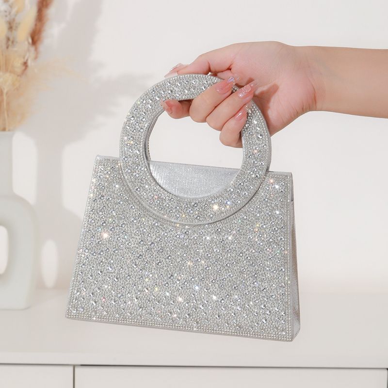 Design Sense High-End Strass Glänzende Crossbody Abendtasche Hochzeit Party Nischenhandtasche_voghion.com