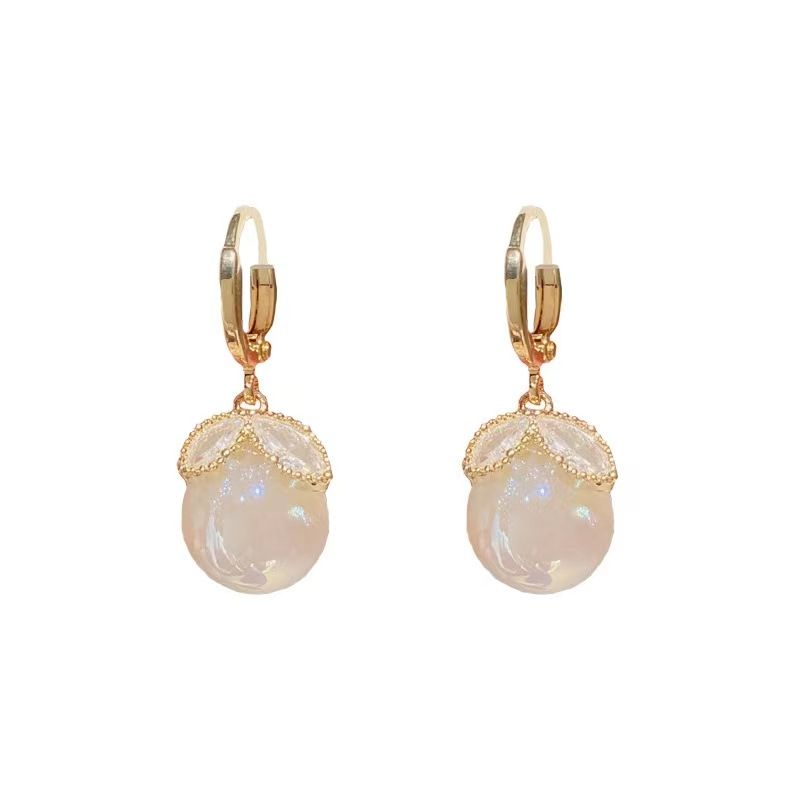 Women's earrings Fashion Versatile Leaf Mermaid Ear Buckle Female Internet Celebrity Personality Unique Creative High Quality Earrings_voghion.com