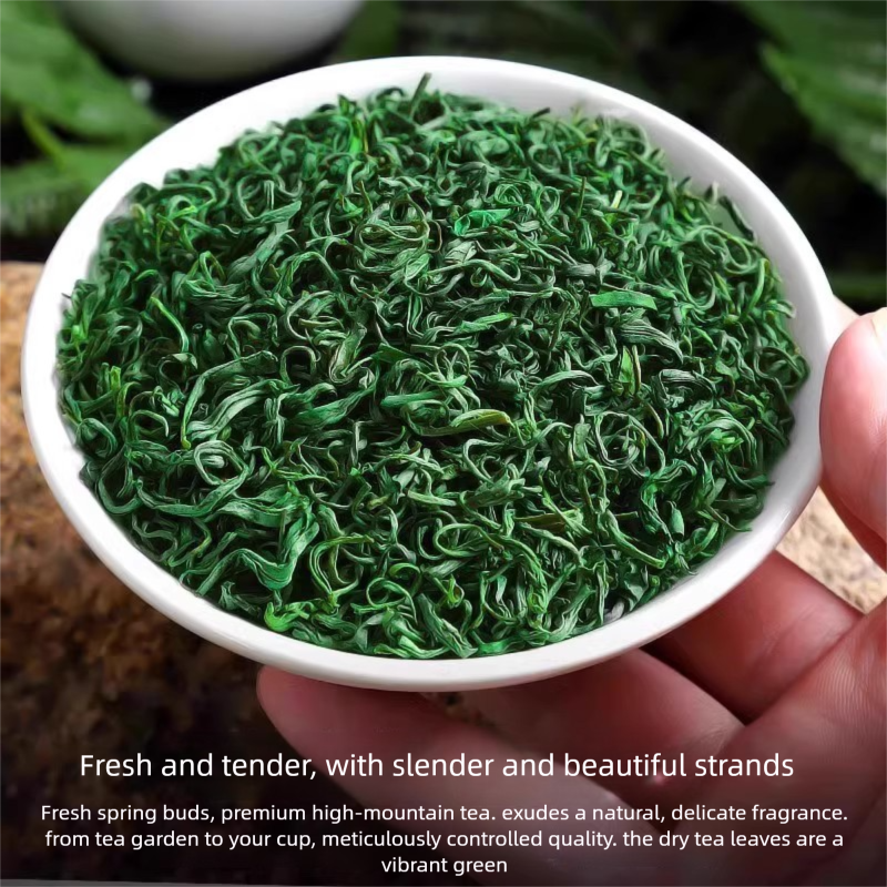 Zielona Nowa Wiosna Biluochun Maojian Rizhao High Mountain Cloud Mist Tea Liściasta Herbata Puszkowa 500g Oferta Specjalna_voghion.com