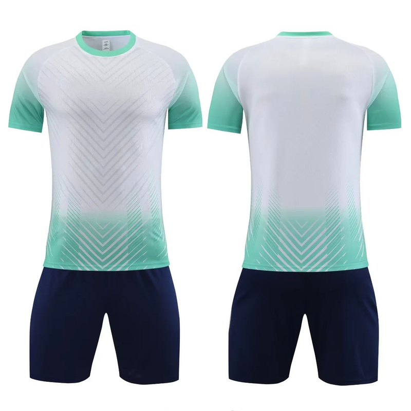 Children's Gradient Soccer Jersey Men's Soccer Jersey Summer Training Short Sleeve Personalized Printed Soccer Jersey_voghion.com