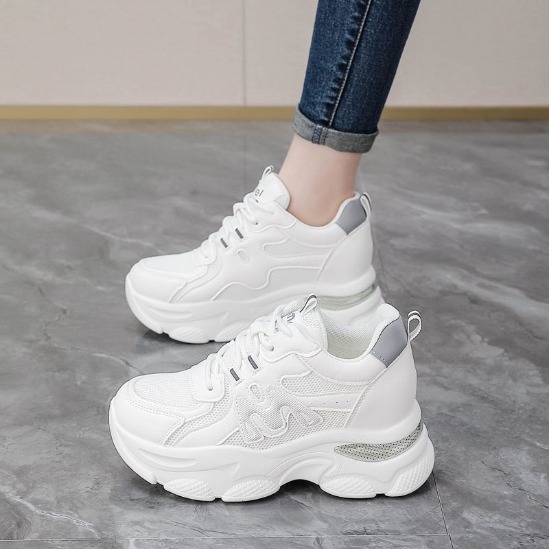 Spring New Breathable Thick Bottom Casual Sports Women's Shoes_voghion.com