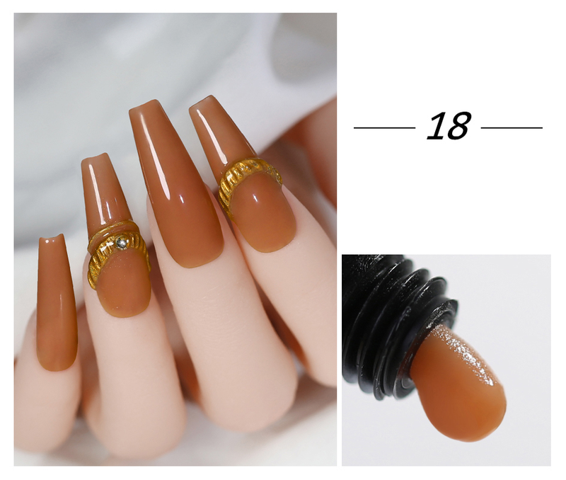 Arte Clavo 15 ml želee küünepikendusgeel roosa valge läbipaistev Quick Building Soak Off UV LED geelküüned sõrmepikenduste küünekunst_voghion.com