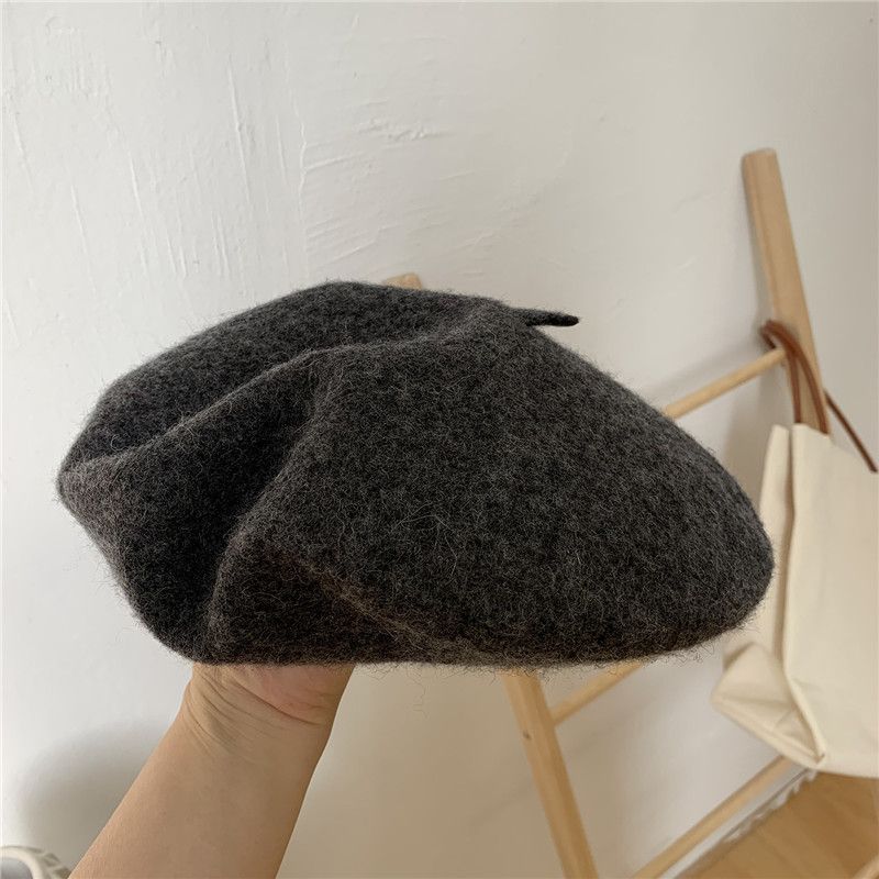 Neuheiten Elegante Wolle Künstler Maler Neue Winter Klassische Heiße Frauen Mädchen Weibliche Verdickte Woll Französisch Hut Baskenmütze Kappe Gorros_voghion.com