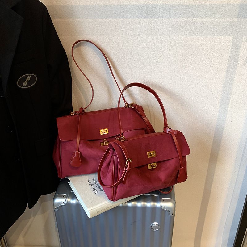 Pendeln Herbst Winter Neue Damenmode Matte Elegante Große Trendy Tote Unterarm Tasche_voghion.com