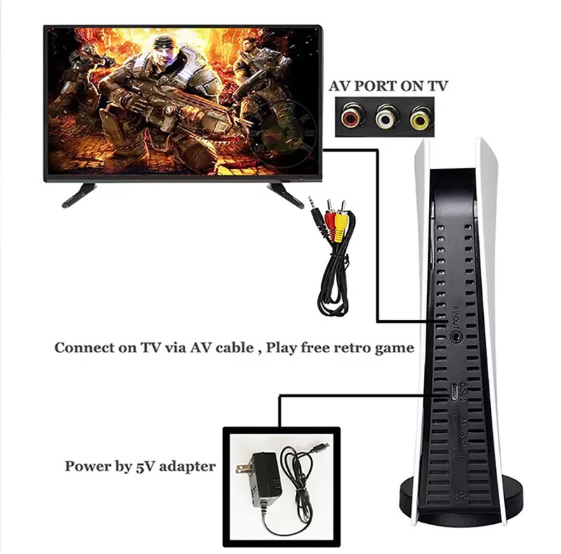 Hoge kwaliteit GS5 Play Boy Gamer Station 5 Gta V Classic Console De Videojuegos Gamepad NS FC Retro TV Videogame Console_voghion.com