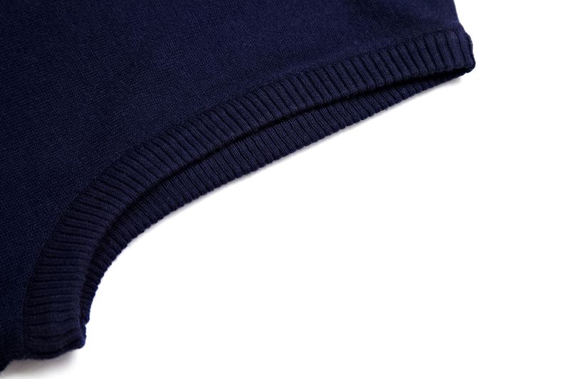 Herren Wollweste Lässig Einfarbig V-Ausschnitt Ärmellos Strickpullover Pullover Vier Jahreszeiten Weste Hemd Herren_voghion.com