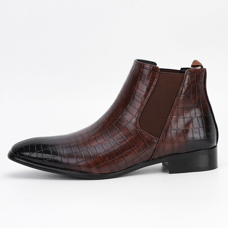Herrenstiefel im britischen Stil, lässig, alles stilvolle Herrenstiefeletten_voghion.com