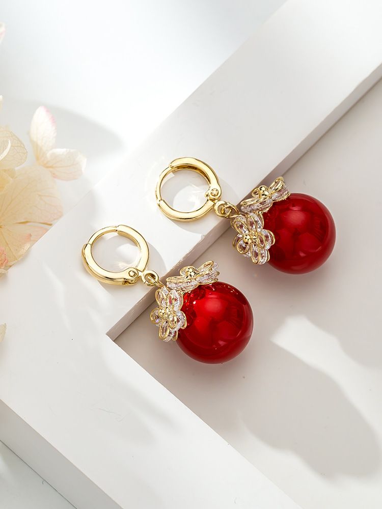 Corea Dogdaemu Daily Versatile Zirco Ball Ear Clips Elegat Iteret Celebrity Fashio Simple Stud Earrigs For_voghion.com