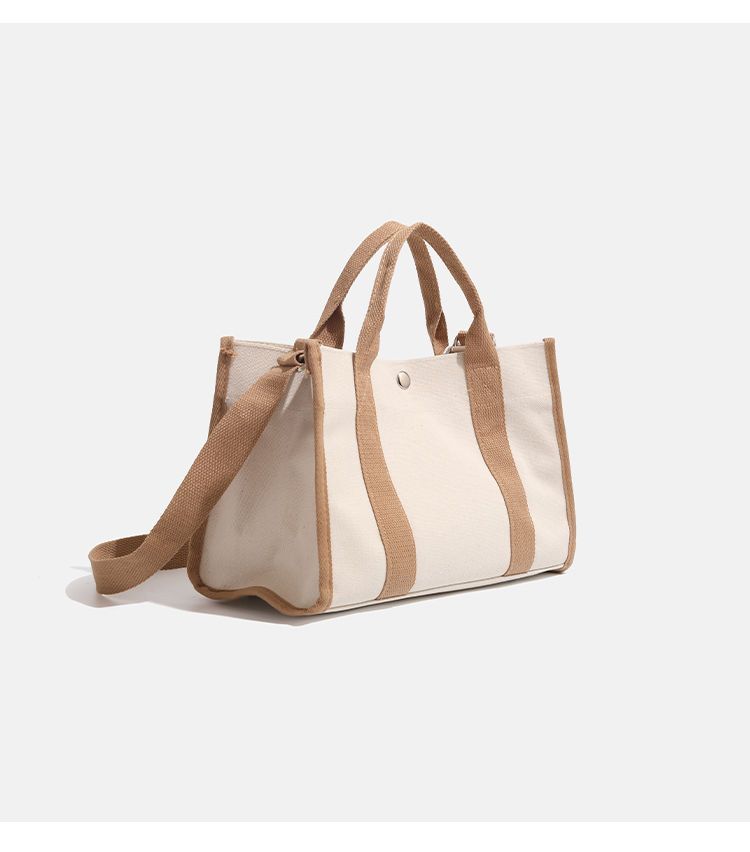 CHARHP&KEJNT Pendeltasche für Mütter, neue Handtasche, große Kapazität, Canvas, einzelne Schultertasche_voghion.com