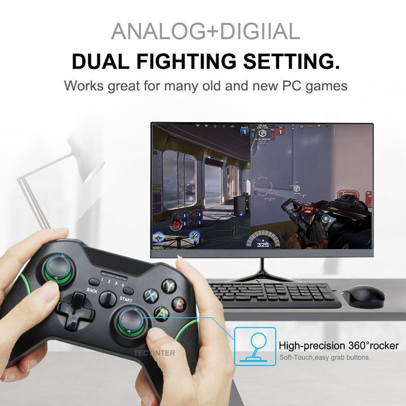 2.4G Wireless Game Controller For Xbox One Console For PC For Android smartphone Gamepad Joystick For PS3 Controle Joypad_voghion.com