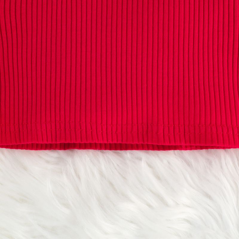 "Toddler Girls' Ribbed Vest & PU Skirt Set – Soft Cotton Play Outfit With Adjustable Waist (90-130cm)"_voghion.com