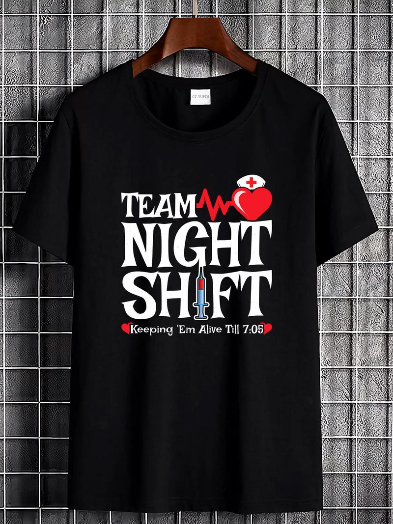 Équipe de nuit - Sac à dos grande capacité pour infirmière de nuit, imprimé, unisexe, souple, extensible, élégant, confortable, style streetwear, polyvalent_voghion.com