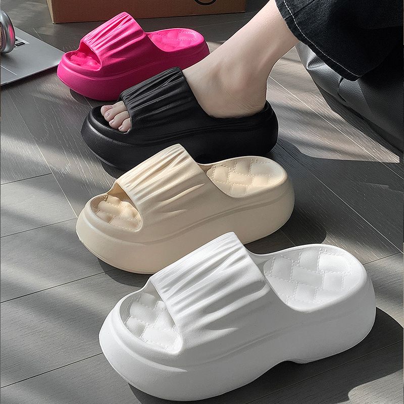 2025 Sommer Neu Dick Mit Leichtem Gefühl, Geeignet Für Den Heimgebrauch, Rutschfest, Coole Damenhausschuhe, Lässig Im Alltag_voghion.com
