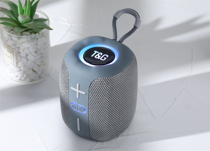 TG658 Bluetooth Tragbarer Outdoor-Handheld-Mini-Lautsprecher TWS mit Licht Neues kreatives Geschenk_voghion.com
