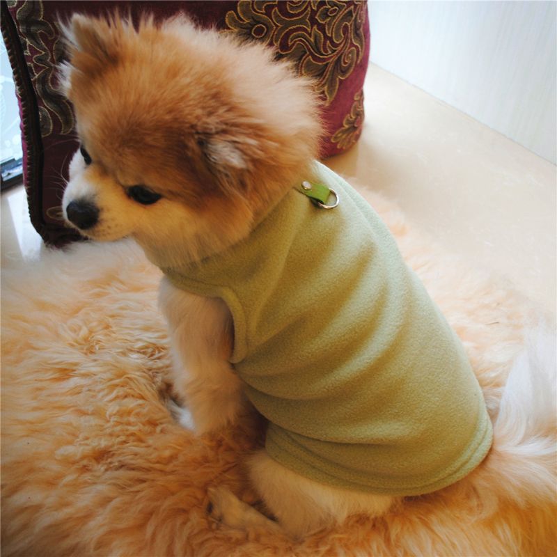 Abbigliamento per animali domestici diretto dalla fabbrica, per cani, autunno e inverno, in pile polare, fibbia di trazione, 27 colori brevettati, saranno oggetto di indagine_voghion.com