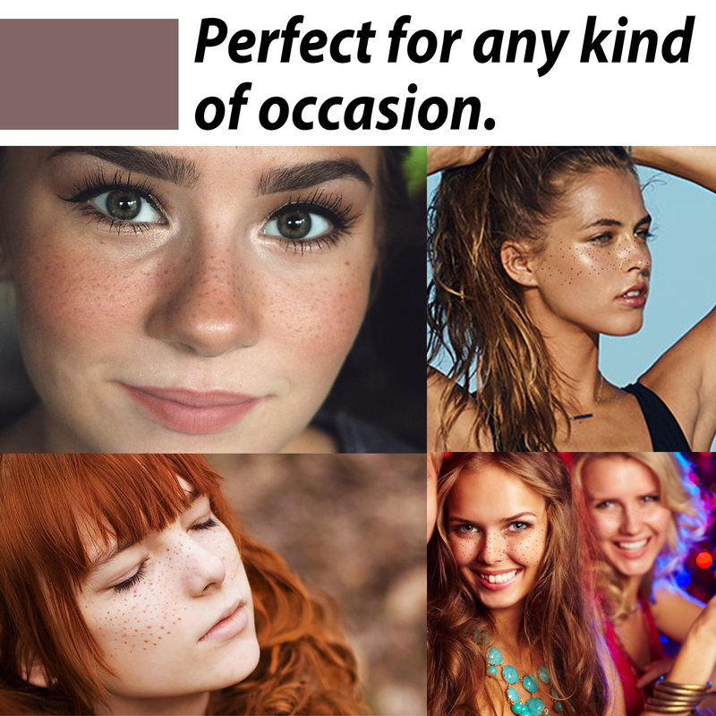 Eelhoe tatueringslapp fashionabla personliga fräknar vattentät och svettbeständig långvarig sminkfest_voghion.com