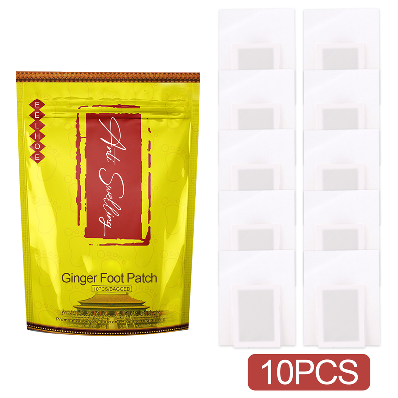 Ginger Beautiful Tongluo Foot Patch Sleep Health Nourishing Meridian Activating and Anti swelling Foot Care Patch_voghion.com