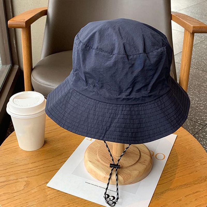 Vente chaude imperméable à large bord pliable seau avec crochet respirant chapeau de pêcheur pour hommes femmes_voghion.com