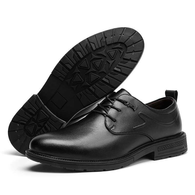 ct Suitable For All Seasons Small Leather New Comfortable Breathable Large Size Busins Formal Outdoor Soft Sole Men's Trendy Height Increasing_voghion.com