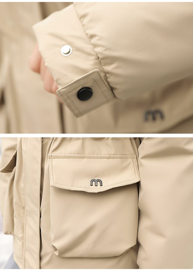 Women's Winter Parka Coat With Faux Fur Hood, Waterproof Quilted Jacket For Hiking, Workwear & Outdoor Activities_voghion.com