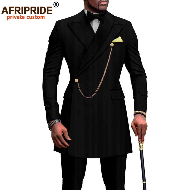 Men's clothing African men slim two piece set_voghion.com