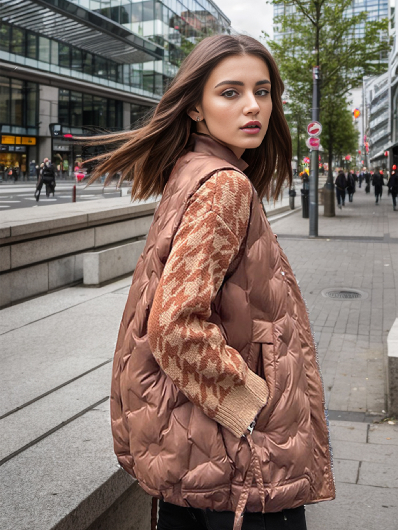 Gilet da donna nella tendenza dei gilet da donna della moda autunno e inverno_voghion.com