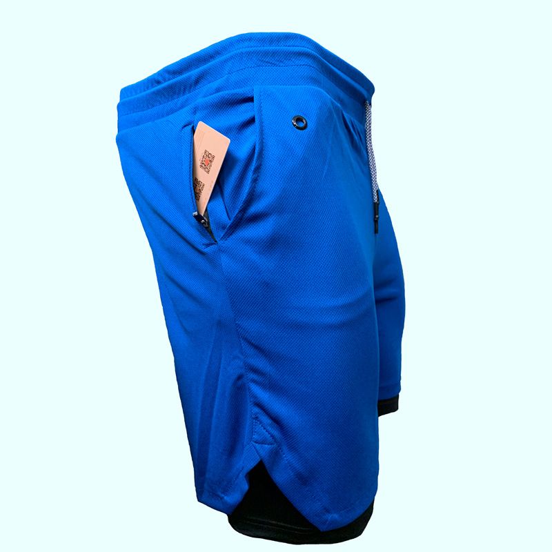 Men's 2-In-1 Running Shorts - 5-Inch Quick-Dry Mesh Liner Gym Workout & Jogging Shorts_voghion.com
