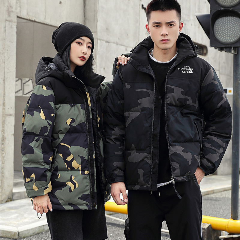 Nuovo piumino da coppia per uomo e donna, cappotto spesso invernale genitore-figlio_voghion.com