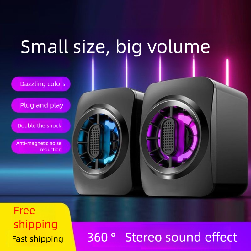 Computer Wired Desktop Mini Subwoofer Laptop Speaker Heavy Bass_voghion.com