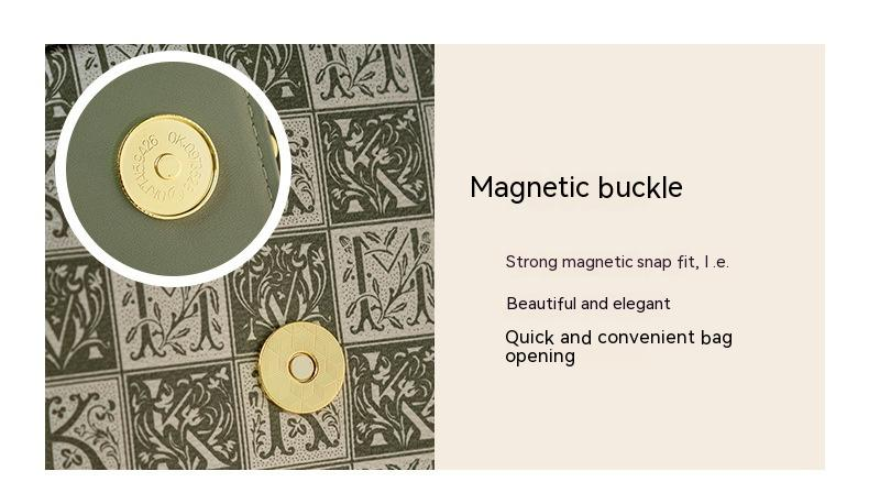 2023 Niche Women's Bag Light Luxury Double Compartment Large Capacity Mobile Phone Bag Versatile One Shoulder Messenger Bag_voghion.com