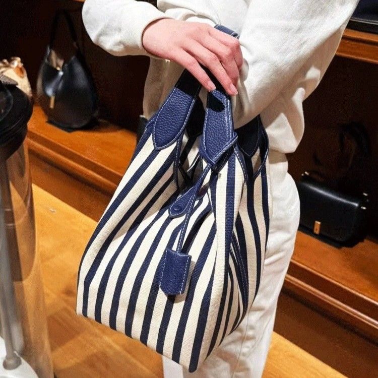 Wan Product RL Raff, nuova borsa a tracolla in tela a righe, da donna_voghion.com
