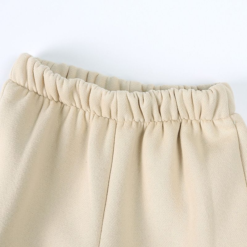 Conjunto de suéter informal para niño: sudadera de algodón cálido y pantalón deportivo para otoño e invierno (de 3 a 8 años, marrón, caqui y gris)_voghion.com
