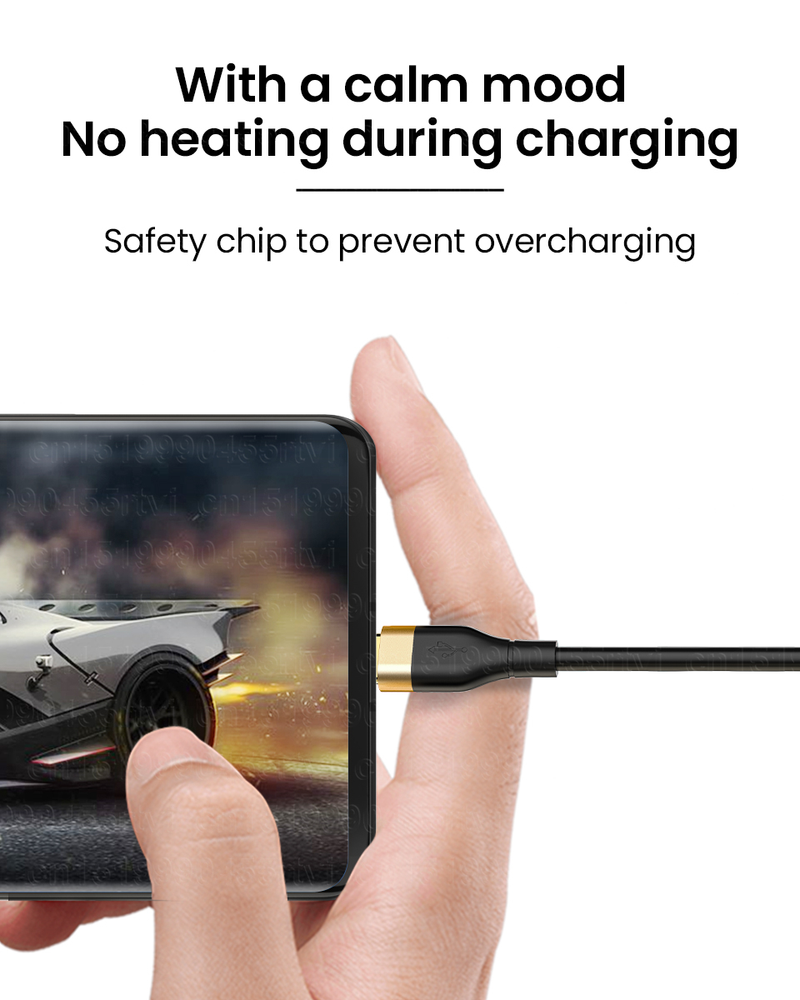 Cable USB tipo C de carga rápida 2 en 1 de 5 A para Huawei P40 Pro, cable de carga USB C para Samsung Xiaomi QC3.0_voghion.com