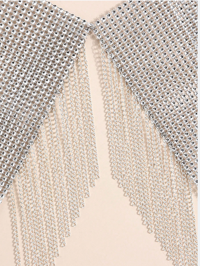 ZQ4043 Usura del partito della catena del corpo dei gioielli della catena del petto del bikini del panno del diamante delle donne 1PC_voghion.com