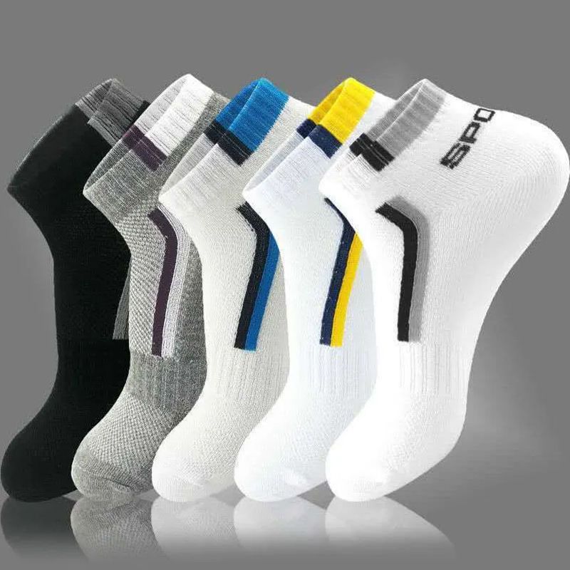 2025d Herren Sommer Dünne Sport Atmungsaktive Kurze Röhre Student Jugend High-End Deodorant Socken_voghion.com
