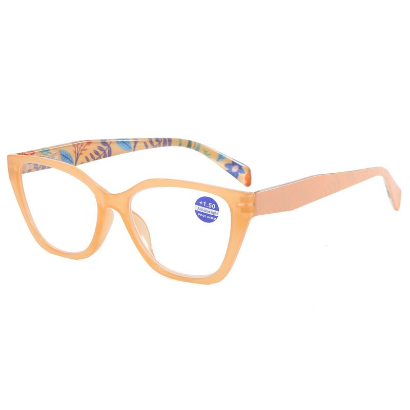 2024 New Spring Leg Anti-Blue Light Wear-Resistant Fashion Square Frame Unisex Reading Glasses_voghion.com