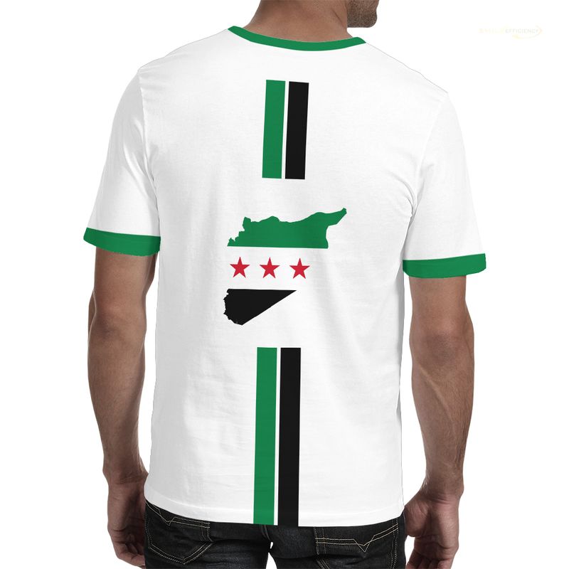 New Syria Football Jersey Men's Sports Syrian Flag Street Oversized Tops Unisex Casual Graphic T-shirts Mens Gifts_voghion.com