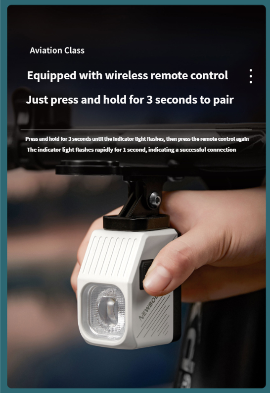 Wireless Remote Control Bicycle With High Low Beam Cut-off Line, Hanging Front For Road And Mountain Bikes, Night Riding_voghion.com