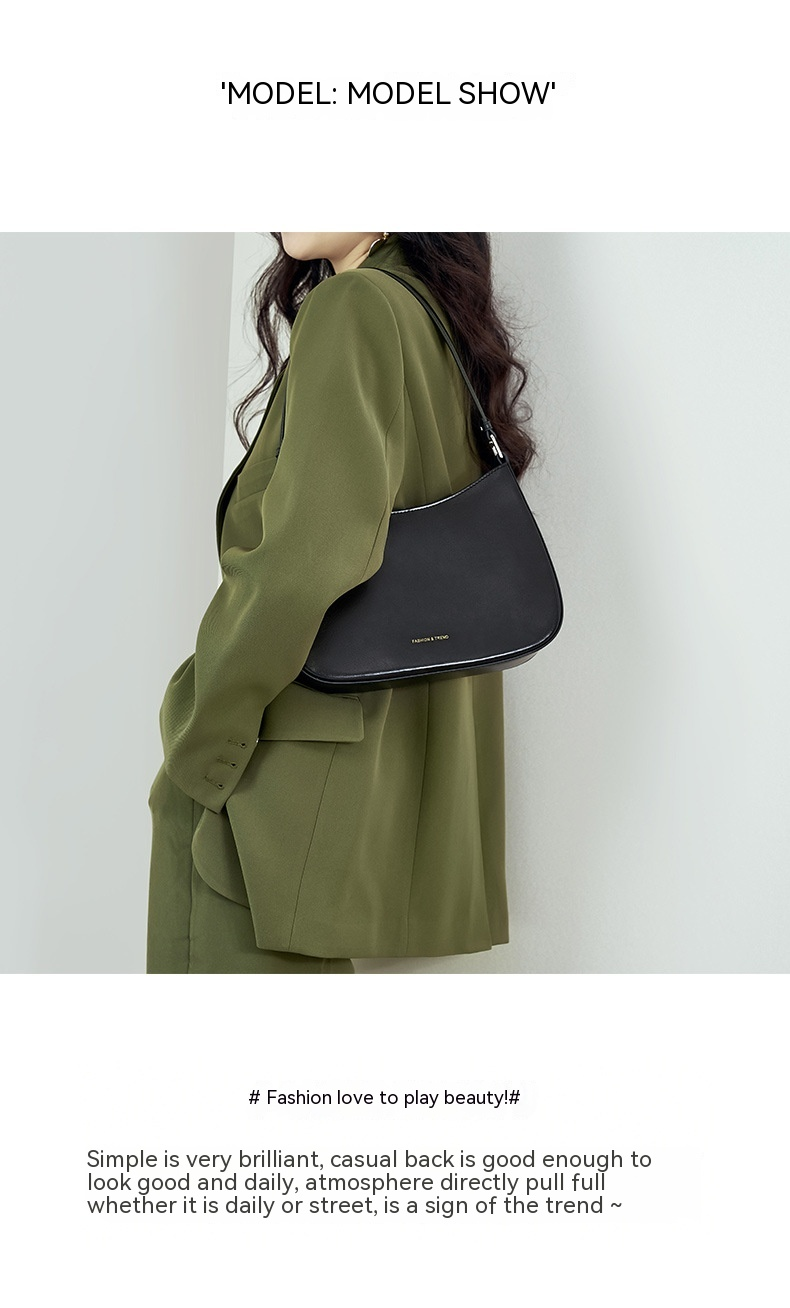 New Best-selling High-end Leather Underarm Bag with Niche Design, Women's Bag with Multi-color Fashionable Shoulder Bag_voghion.com