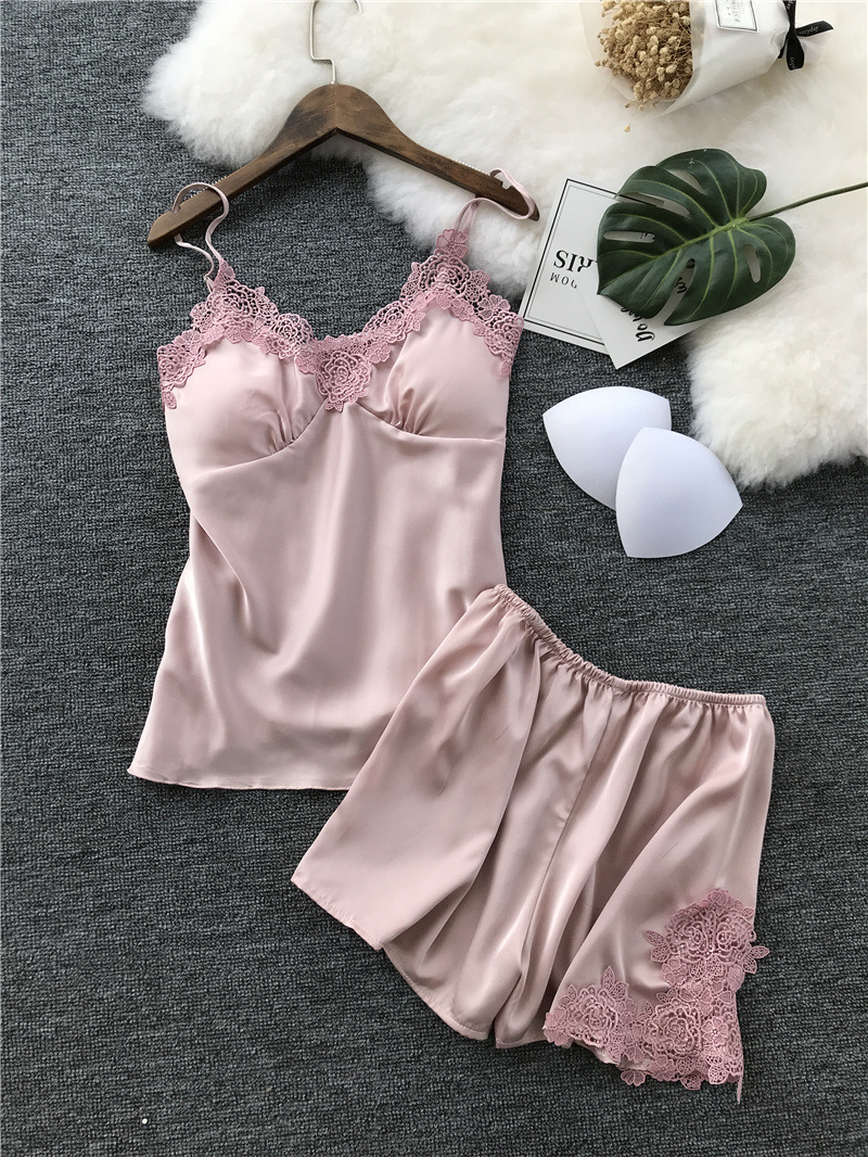 Nouveau groupe de shorts en dentelle avec bretelles en dentelle (à l'exclusion du soutien-gorge)_voghion.com