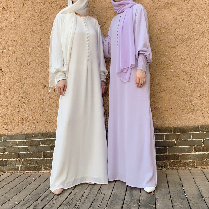 Moslem Moud Dubai elegante Chiffon laange Rock_voghion.com