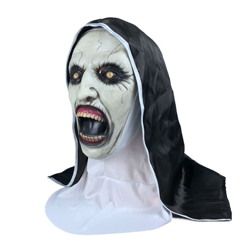 The Conjuring 2 Nun Mask Halloween Horror Scary Ghost Face Prank Party Prop_voghion.com