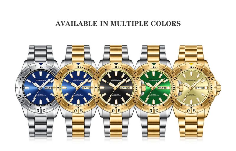 Men's Waterproof Quartz Watch With Large Dial, Date Display, And Business Style, Alloy Case, Mineral Glass, 30M Water Resistance_voghion.com