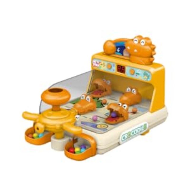 1 set di console di gioco da tavolo interattivo a forma di coccodrillo, adatto come regalo per bambine e bambini, giocattoli per bambini dai 3 ai 6 anni e giocattoli per bambini_voghion.com
