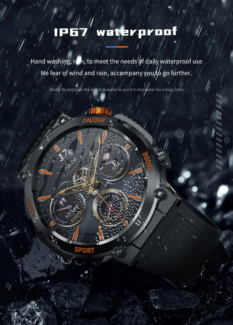 Reloj inteligente Aolon HT17 de 1,46 pulgadas con pantalla completa, llamadas Bluetooth, monitor de ritmo cardíaco y sueño, varios modelos deportivos._voghion.com