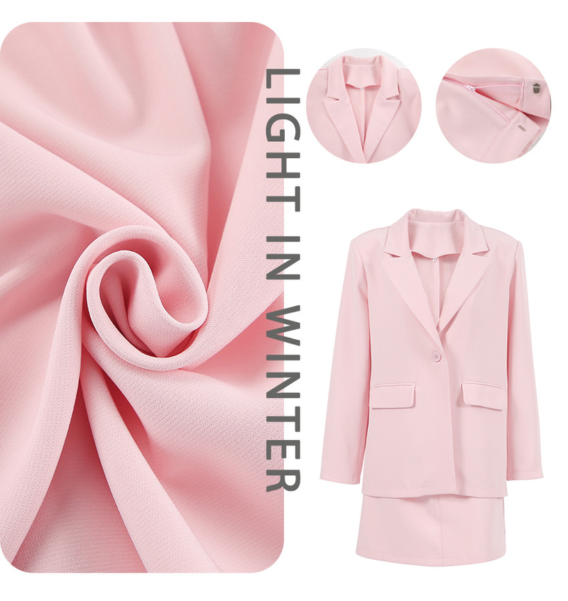 Abito da donna nuovo autunno e inverno a vita alta gonna a trapezio abito professionale abito da donna in due pezzi_voghion.com