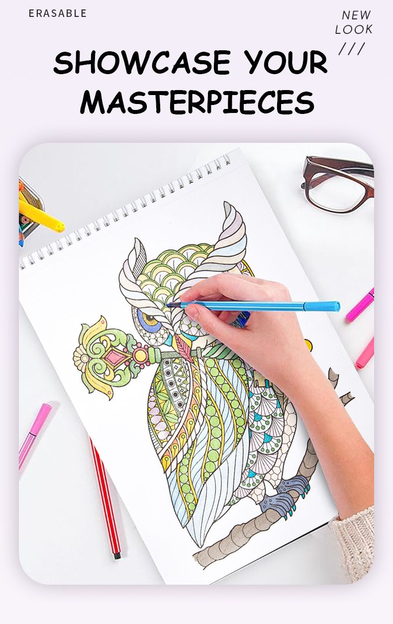 Libro da colorare per bambini, creativo, fai da te, farfalla, carta A4, libro da colorare per adulti, decompressione_voghion.com