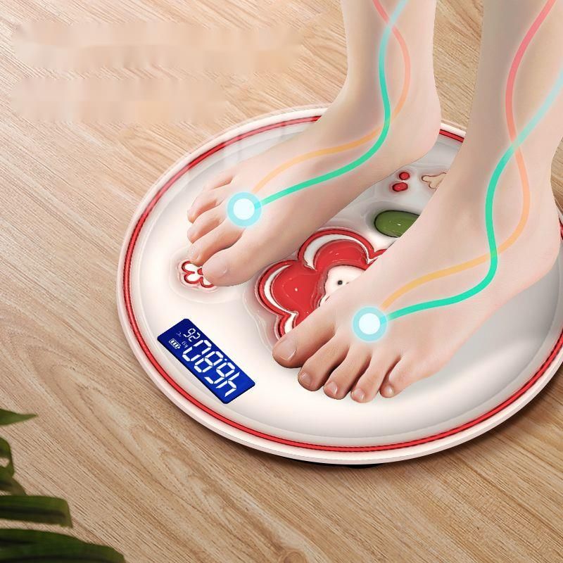 lot High Precision Fortune Electronic Cute Bluetooth Rechargeable Home Weight Loss Student Dormitory Body Fat Scale_voghion.com