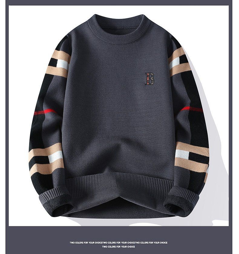 Maglione oversize in lana di coniglio per adolescenti - Pullover a collo alto in morbido misto modal con orlo a coste, abbigliamento invernale più spesso (cachi, grigio, nero)_voghion.com